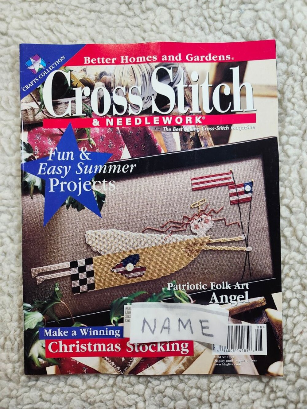 Better Homes and Gardens Cross Stitch & Needlework Magazine August 1999 Patterns